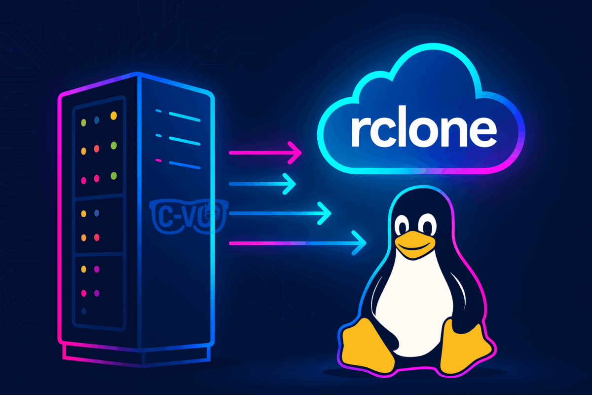 rclone sauvegarde serveur linux